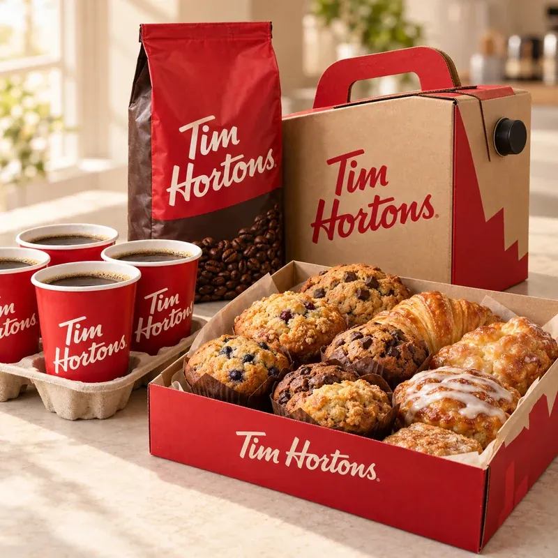 Tim Hortons at home and catering — prices in Canada